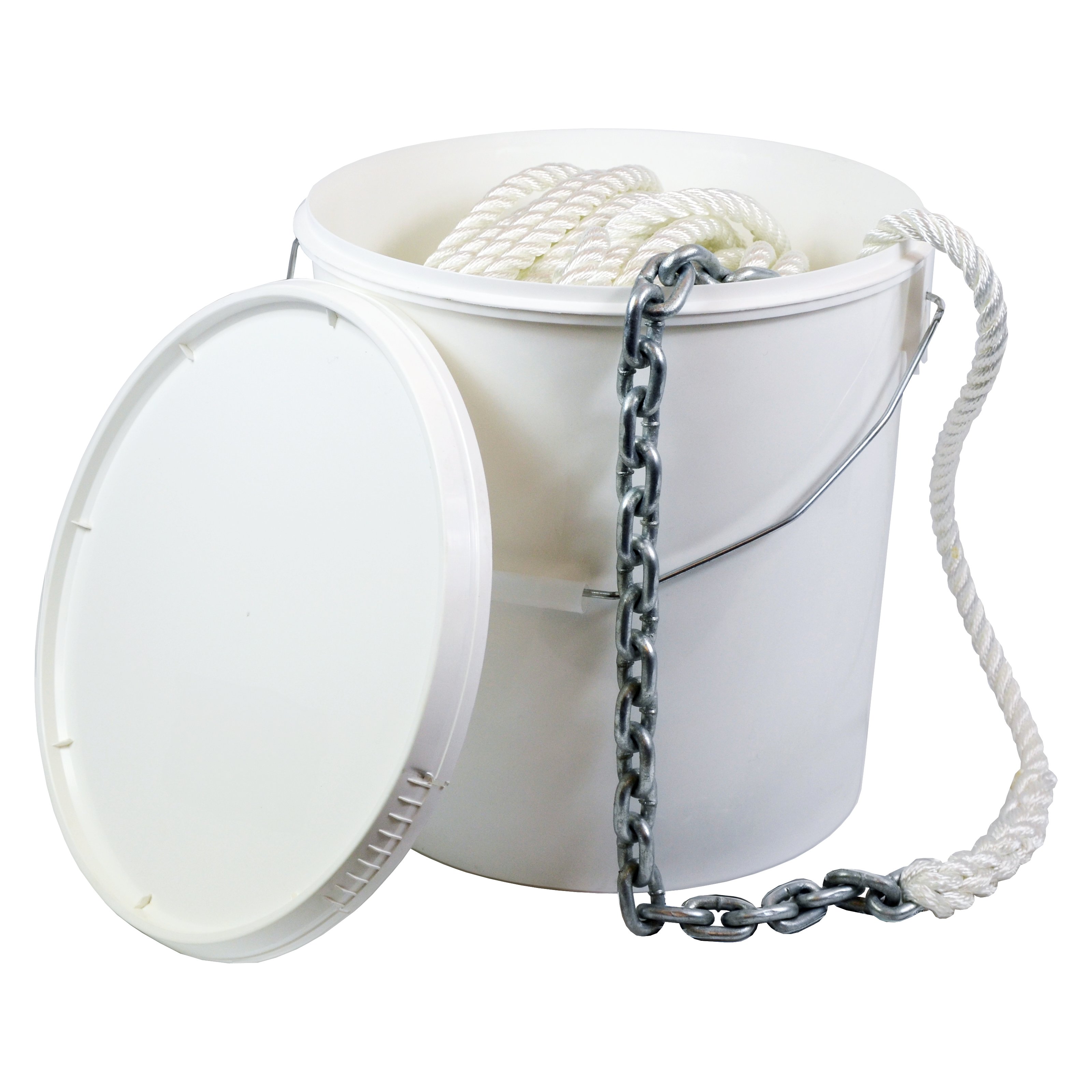 5m chain with 35m 3-stranded 12mm rope - Sleipner Norge