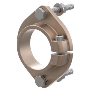 Mont.flens hylserør for aksel Ø30mm