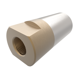 Propellmutter med sink for aksel Ø25mm