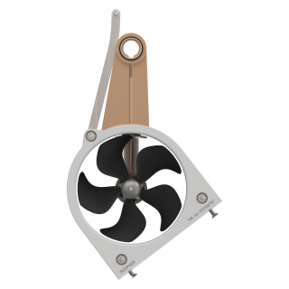 Tunnel sett retract thruster Ø250mm, T komplett