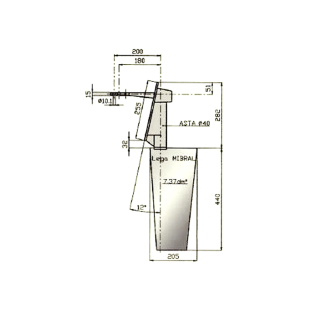 Ror type 16/7S-12 bronse