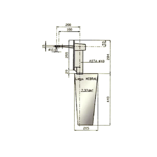 Ror type 16/7S-0 bronse
