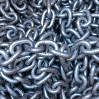 Kjetting for ankervinsj 6,5mm 50m galvanisert
