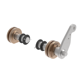 Horisontal aksel SRV Ø185mm