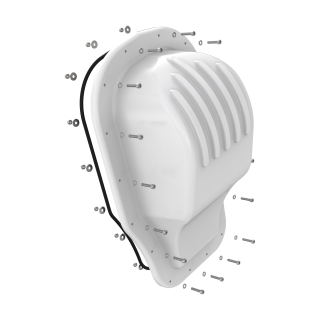 Deksel SX80/100 øvre del.