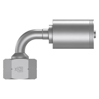 Slangekobling 90° for pressing