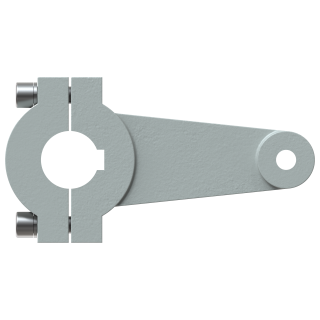 Rorarm aksel Ø60mm bolt Ø16mm enkel