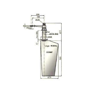 Ror type 16/13P bronse