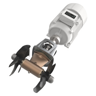 SAC450 baug/hekk thruster Ø386mm 230V