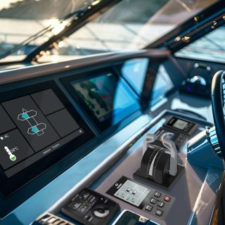 Kontrollpanel baug thruster S-Link™ joystick, LCD, touch, DNV